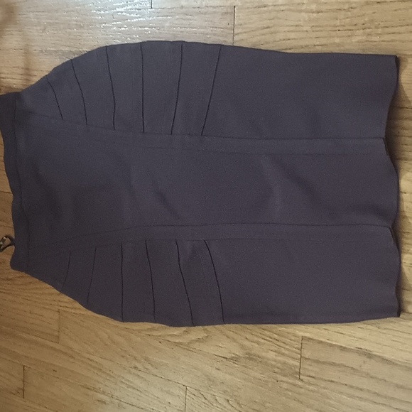 Burgundy long bandage skirt - Picture 1 of 6